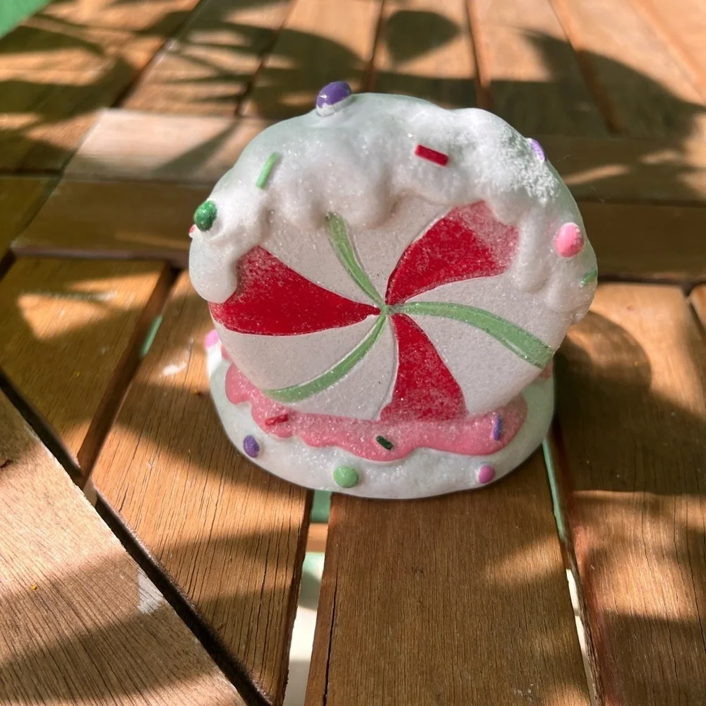 YANKEE CANDLE Peppermint Christmas Candle Holder